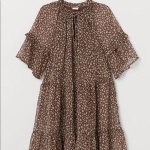 H&M short chiffon dress